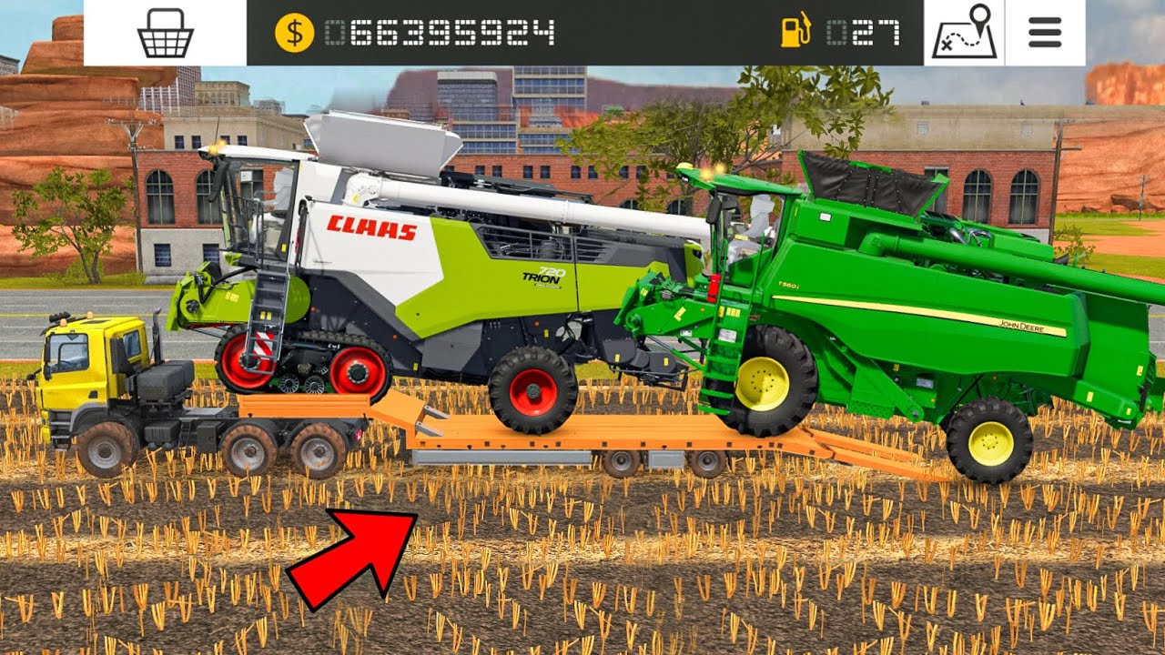 Harvest Wheat & Corn &Harvester Delivered With Trucks In Fs18 | Fs18 Multiplayer | Timelapse |