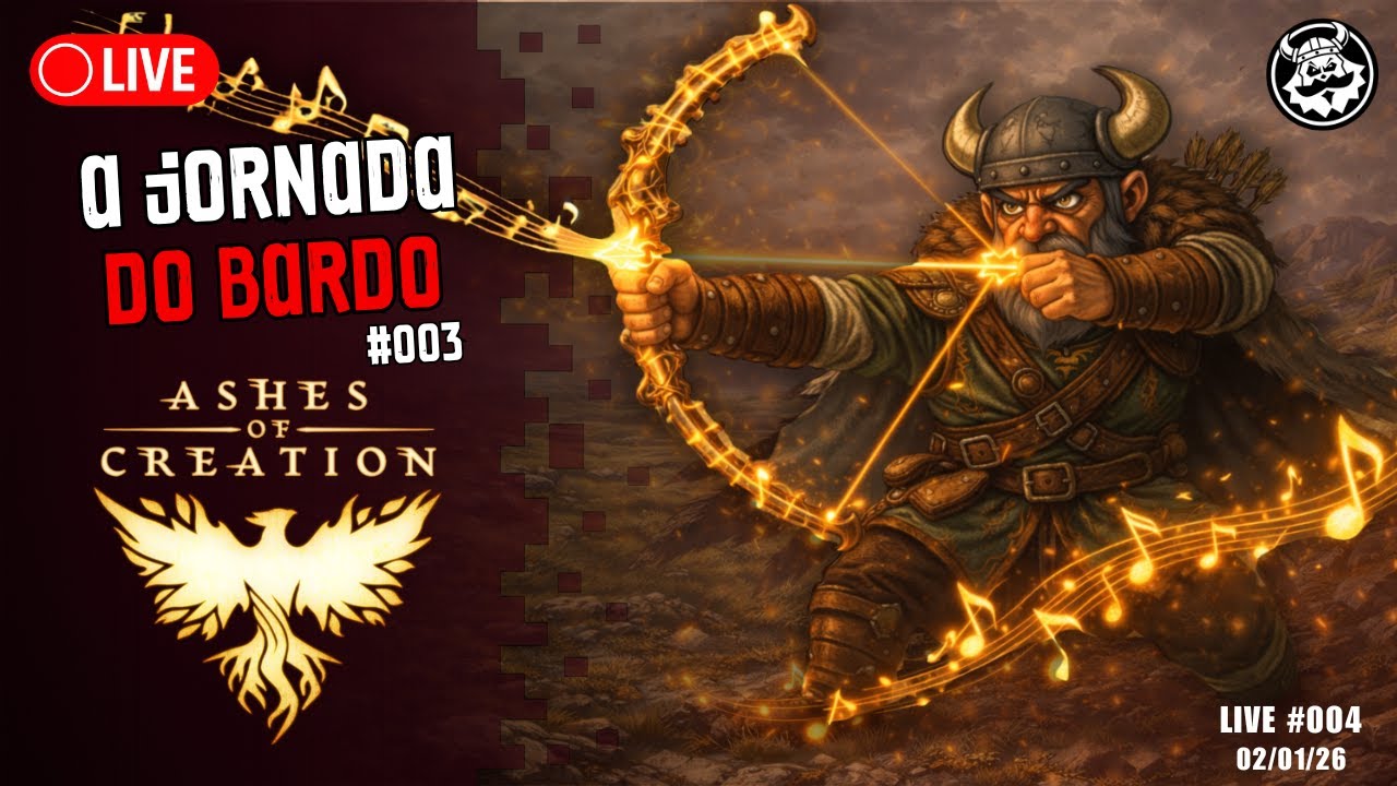 Entre Canções e Batalhas – A Jornada do Bardo em Ashes of Creation 003 #AshesOfCreation