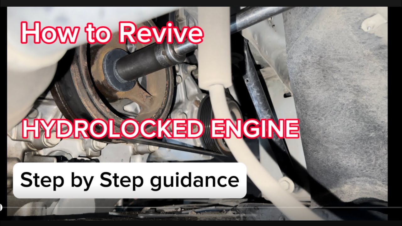 How to FixHydroLocked ENGINE. How to work on Flooded Engine  #mechanic #diy