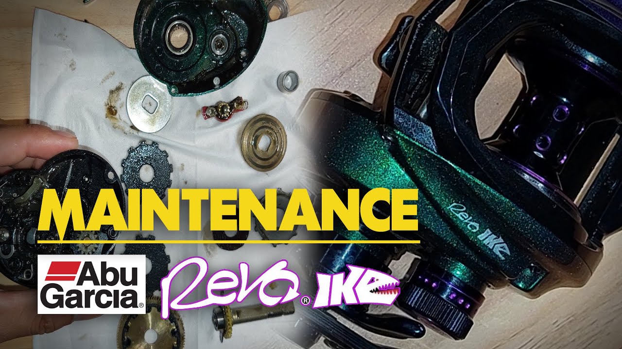 Service Reel - Bongkar Reel BC Abu Garcia Revo IKE || Si DJALU