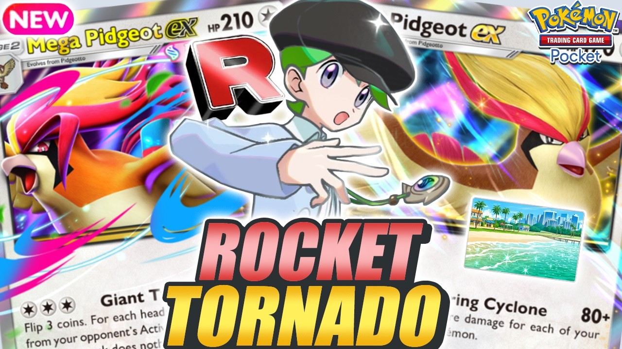 ANGRY BIRDS ! Team Rocket Makes PIDGEOT More Violent Than Ever ! - Pokemon TCG Pocket