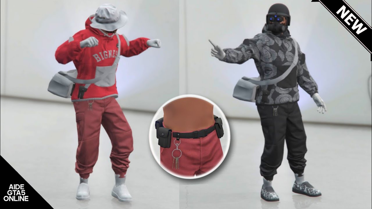 [NEW] TENUES MODDER FACILE GTA5 ONLINE | AVOIR LE JOGGER ROUGE & NOIR SUR GTA5 ONLINE