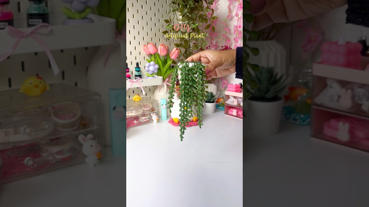 DIY Artificial Plant #artshorts #diy #shortviral #craft #craftideas #diycrafts