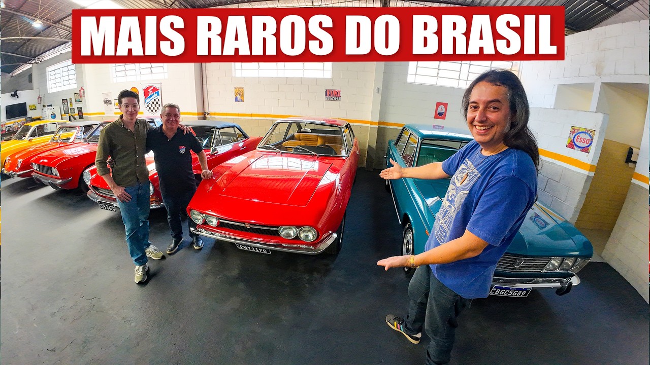 🤯 PAI E FILHO GUARDAM OS FIAT MAIS RAROS DO BRASIL! 🚗