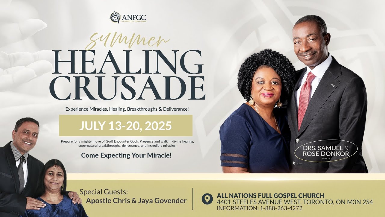 Dr. Samuel Donkor & Apostle Chris Govender | Summer Healing Crusade Day 8 | July 20th @ 7PM