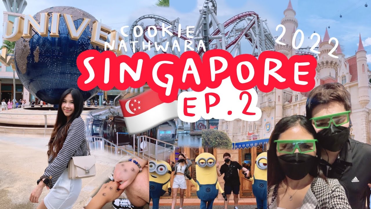 นั่ง Cable Car เข้าเกาะ ตะลุยเล่น Universal Studios สิงคโปร์ | Singapore Ep.2 | Cookiepinkie 🍪