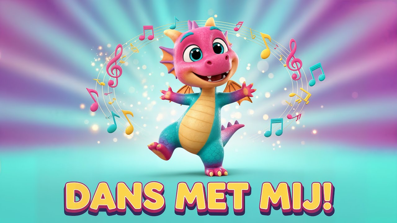 Dans Met De Draak! 🕺🐲 | Beweegliedje voor Kinderen