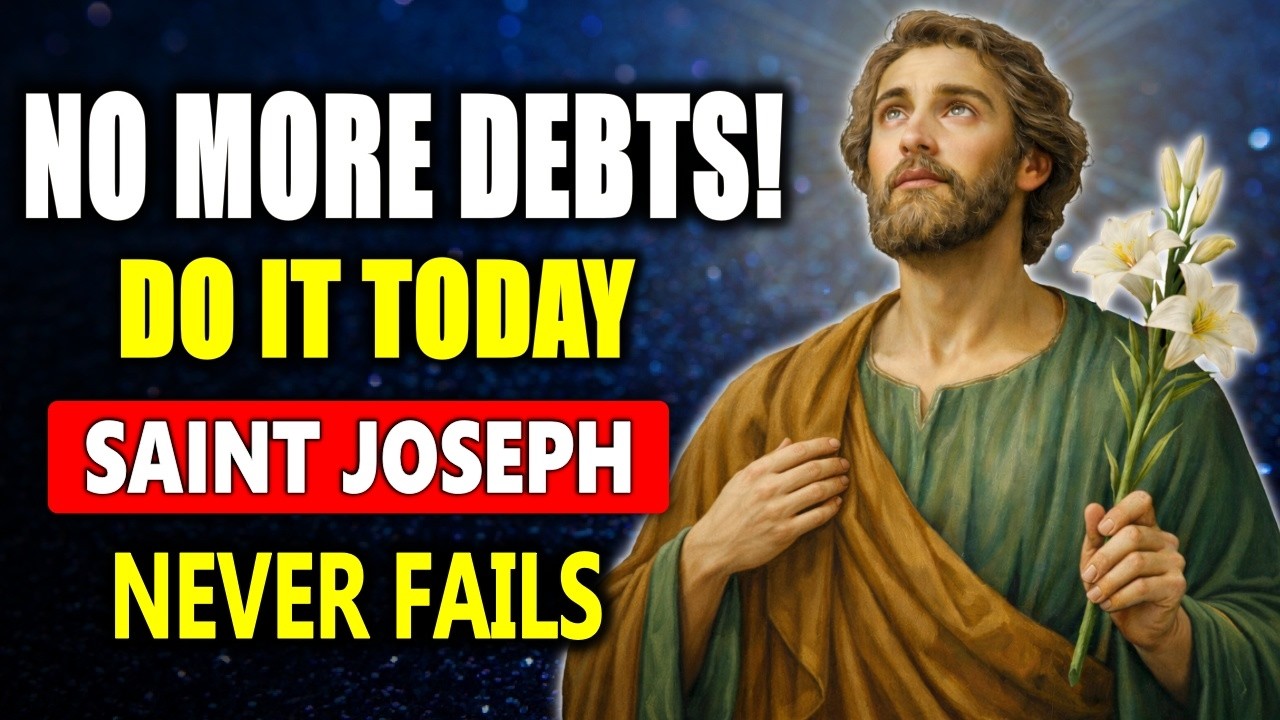 🌟 ST JOSEPH, REMOVE DEBTS AND OPEN YOUR WORK DOORS TODAY
