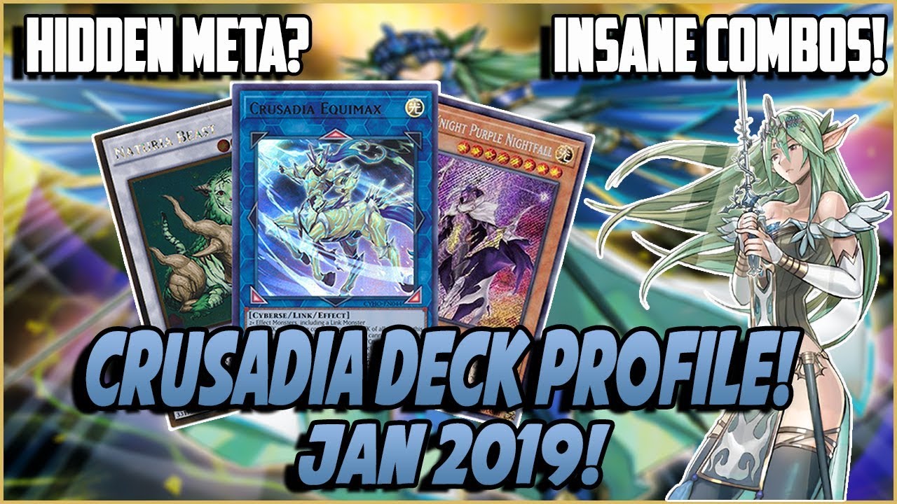 YuGiOh *СОРЕВНОВАТЕЛЬНЫЙ* Подробный профиль колоды Crusadia! |Новое комбо «Нат. Зверь» + ДРУГОЕ! ...