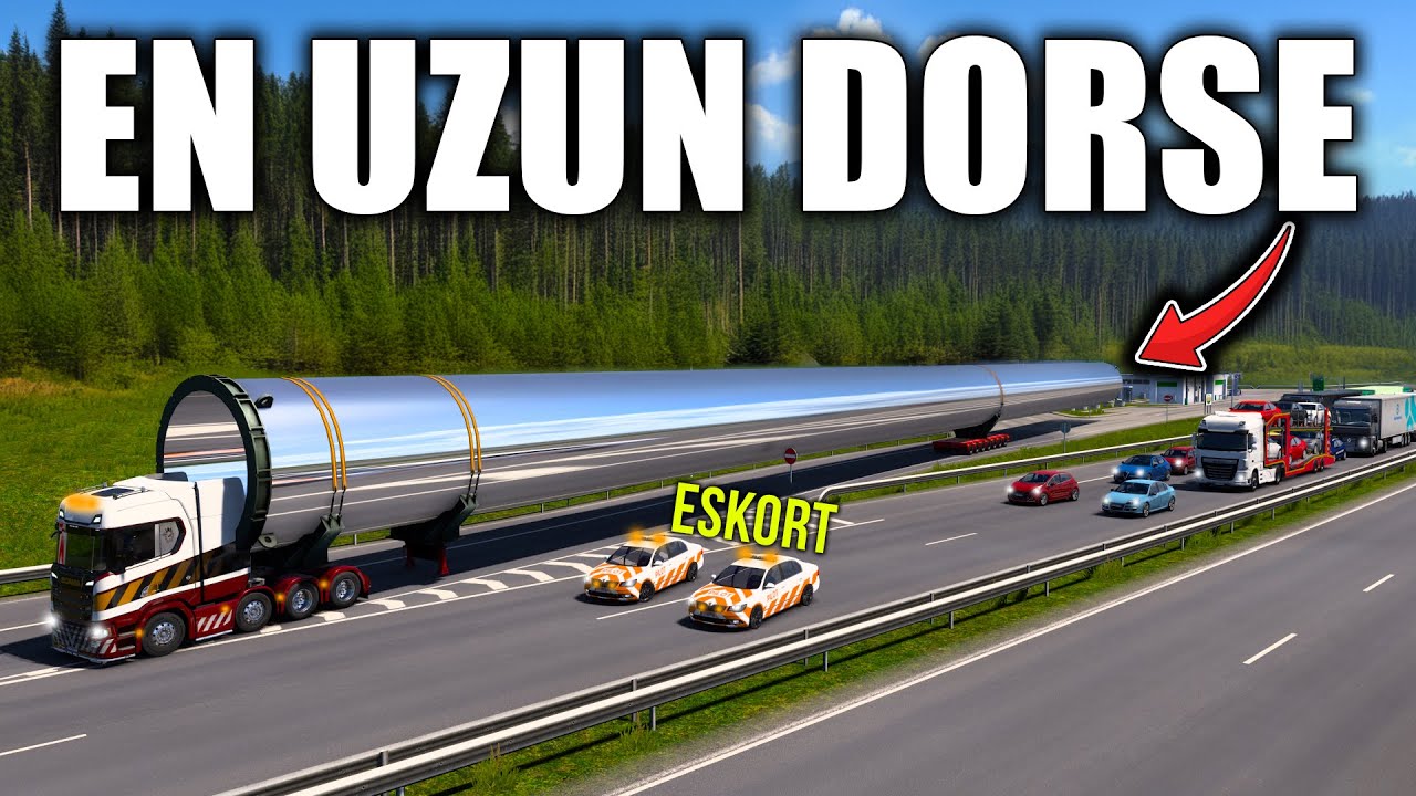 BU DORSEYİ TAŞIYABİLEN GERÇEK TIRCIDIR !! DÜNYANIN EN UZUN DORSESİ | Euro Truck Simulator 2