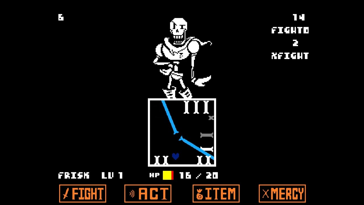 Undertale Hard Mode: Director's Cut (DEMO) - Papyrus Boss Fight + DEMO Credits