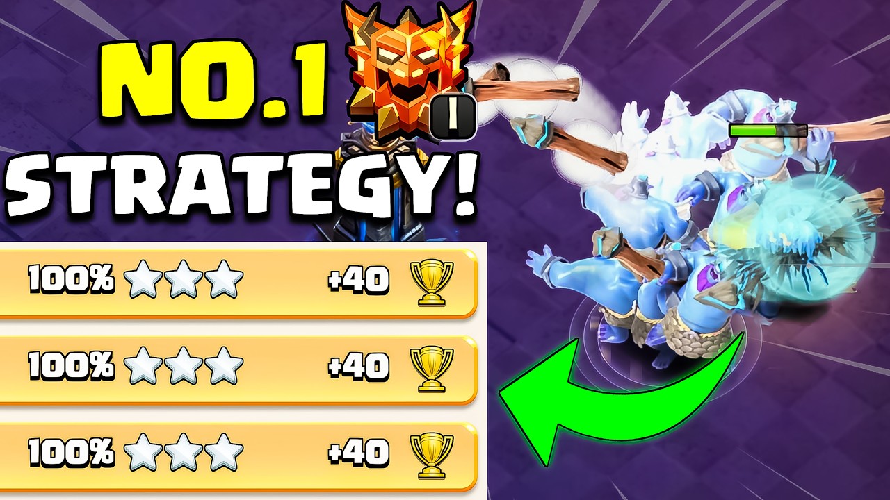 This No 1 Strategy in Legend 1 League! 🏆 | TH18 Attack Strategies (2026) Clash of Clans
