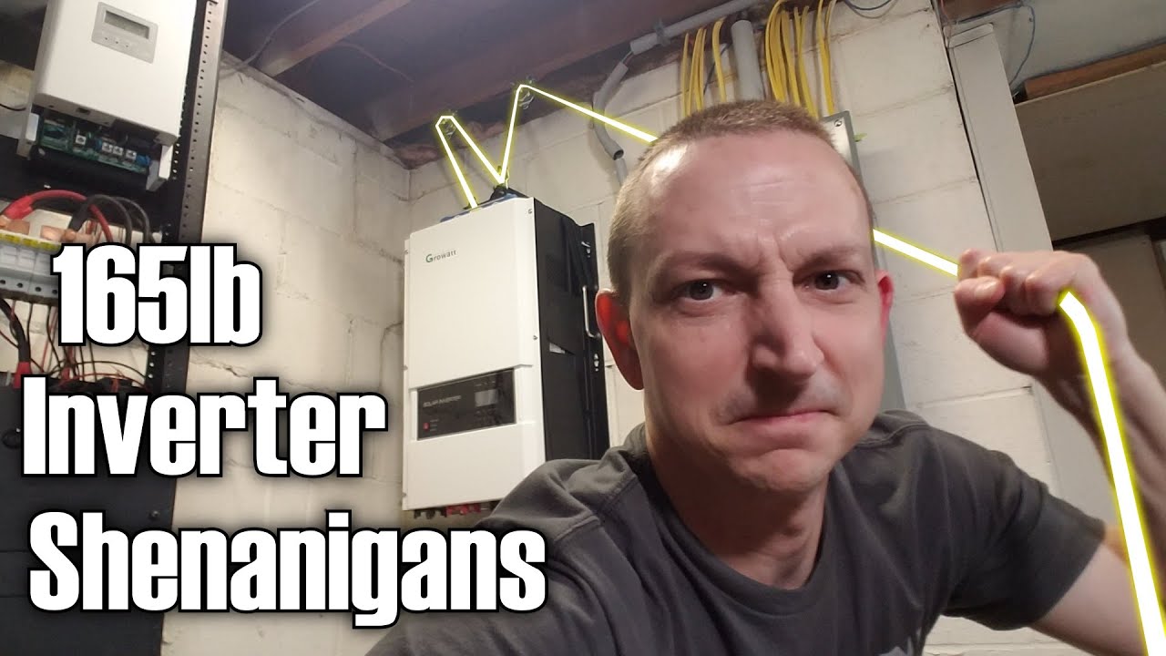 Attempting to Mount 165lb Growatt Inverter on Wall!!