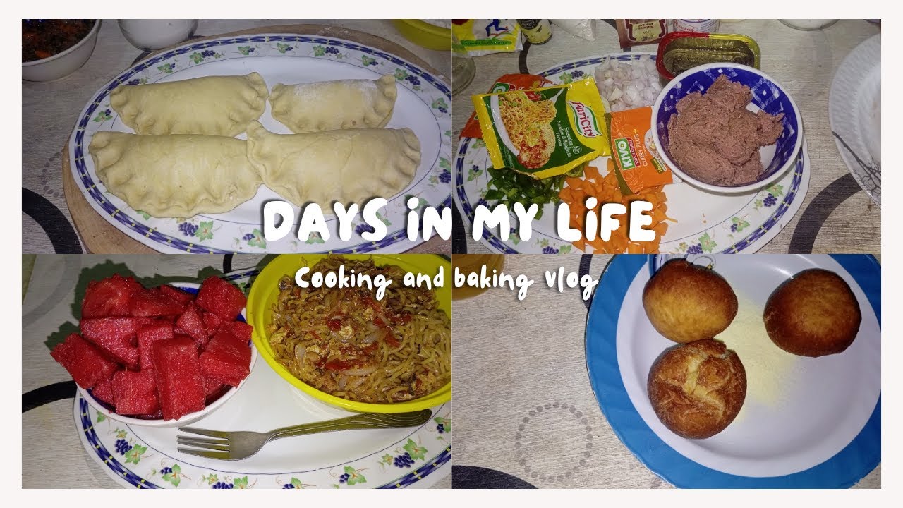 Cooking & Baking From Sunday to Monday | Indomie, Donuts & Meat Pie.