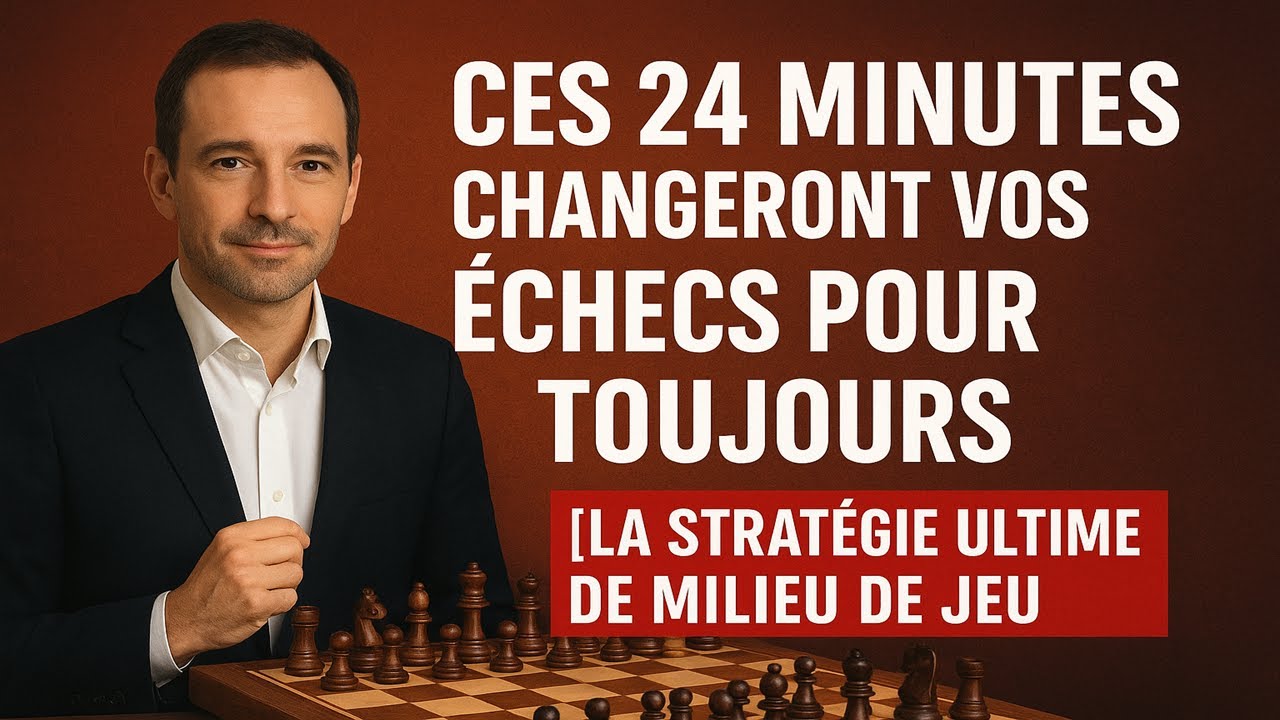 Ces 24 minutes changeront vos échecs pour toujours (La stratégie ultime de milieu de jeu)