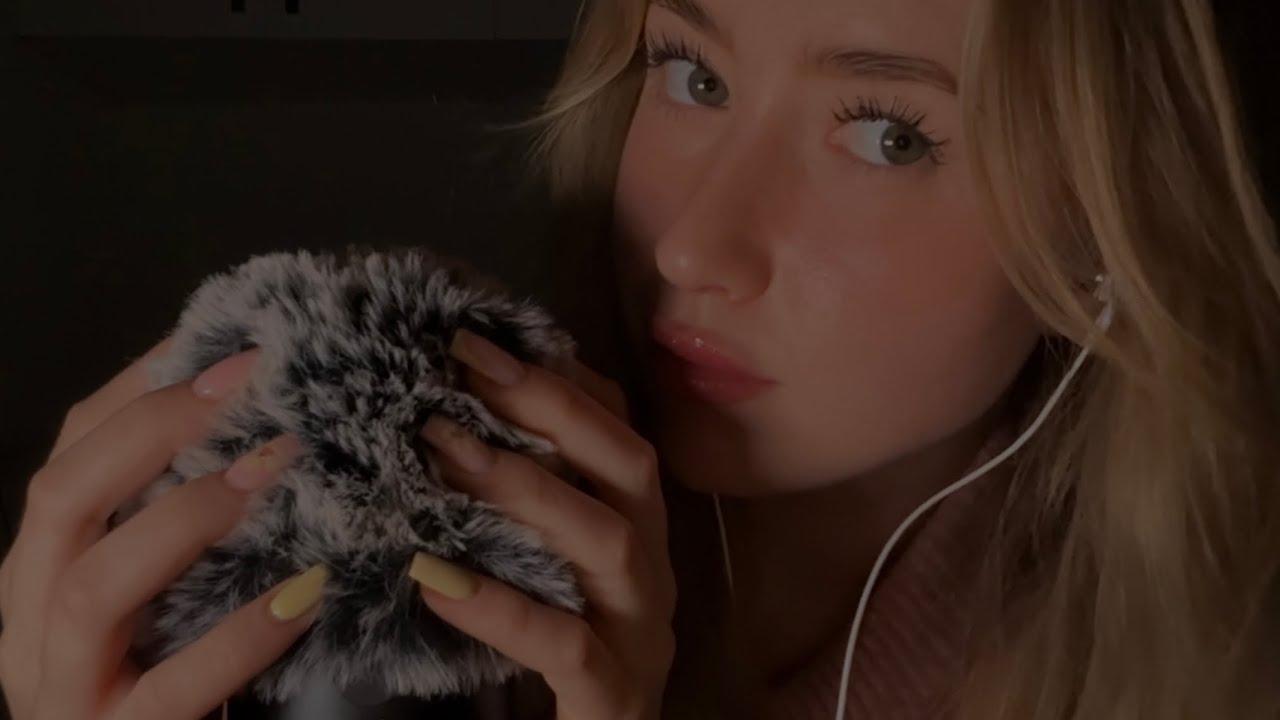ASMR Fluffy Mic Sounds For Sleep & Instant Tingles (Mouth Sounds & Visuals)
