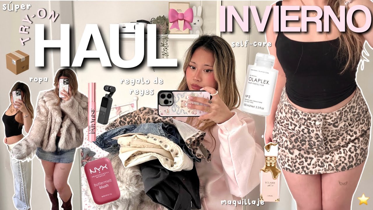 𐙚 SÚPER HAUL 📦🎀 (makeup, bershka, stradivarius, primor, self-care...) 🛒⭐️⋆.˚