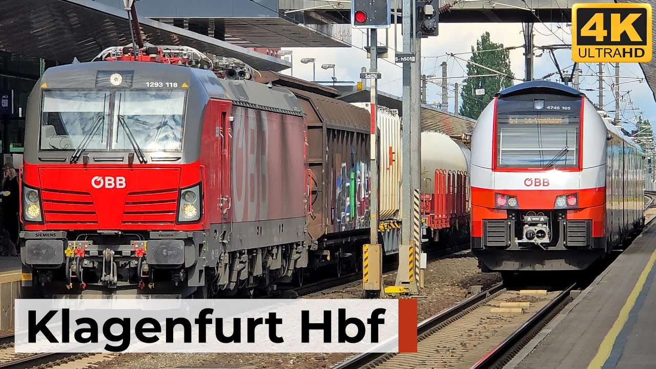 Klagenfurt Hbf 21.05.2025 - Railjet, Güterverkehr & S-Bahn zwischen Alpen und Seen