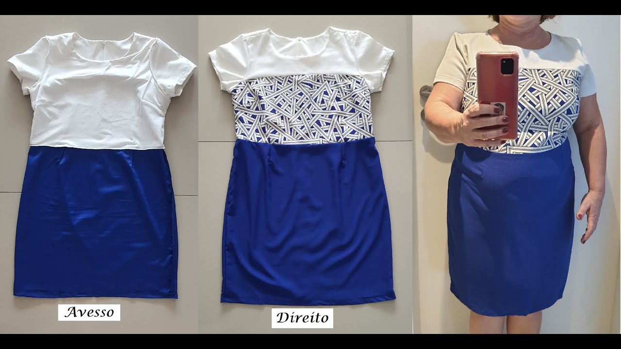 Diy - Trocando a saia de um vestido (reforma) - aula 295