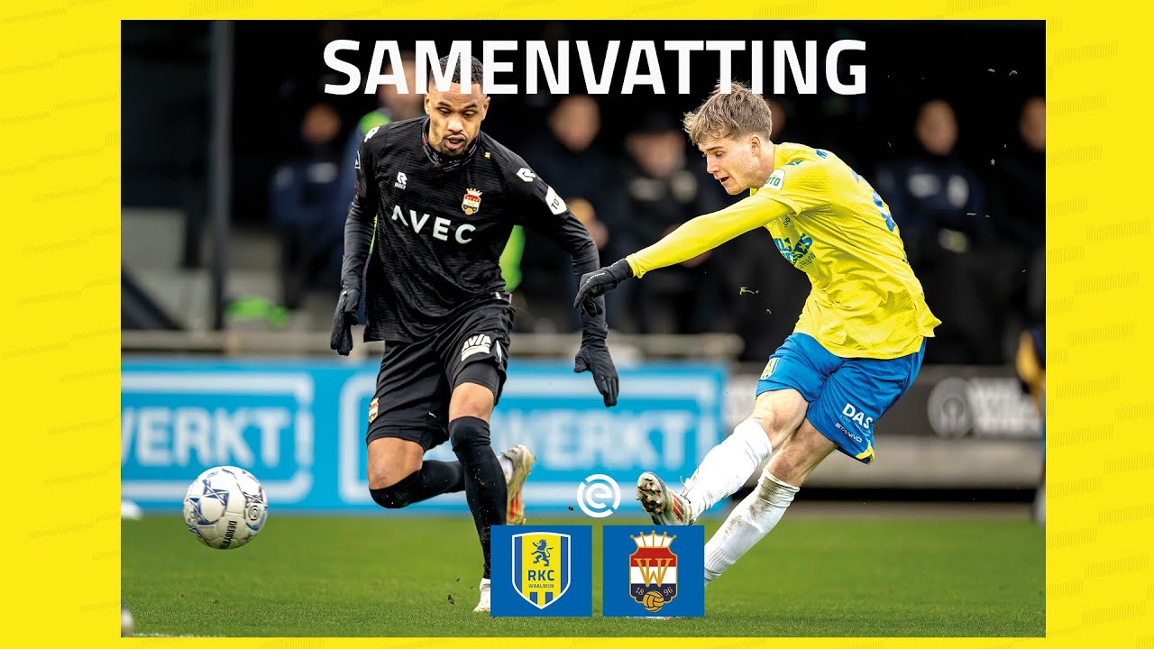 Sterk RKC Waalwijk wint derby in sfeervol Mandemakers Stadion | Samenvatting RKC Waalwijk - Willem 2