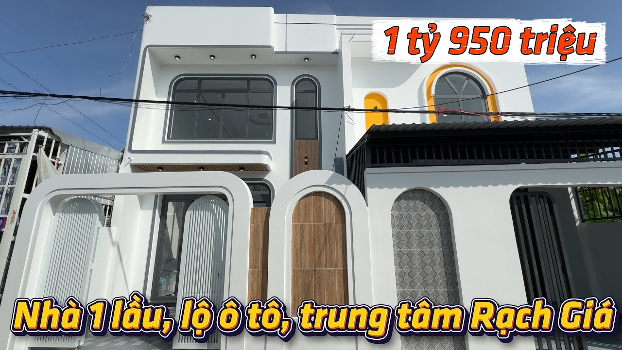 Nhà 1 trệt 1 lầu, lộ ô tô 4m, trung tâm Rạch Giá, gần BVĐK, Giá 1 tỷ 950 triệu