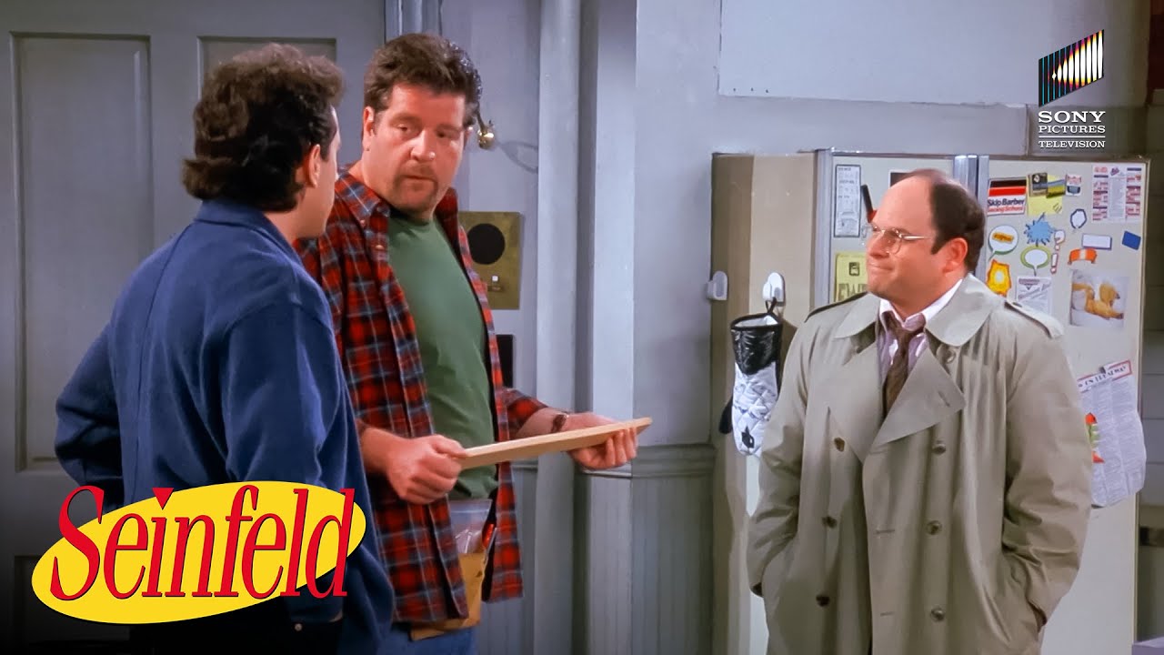 The Confusion at the Movie Hall & Jerry and George's Irritating Carpenter | Seinfeld