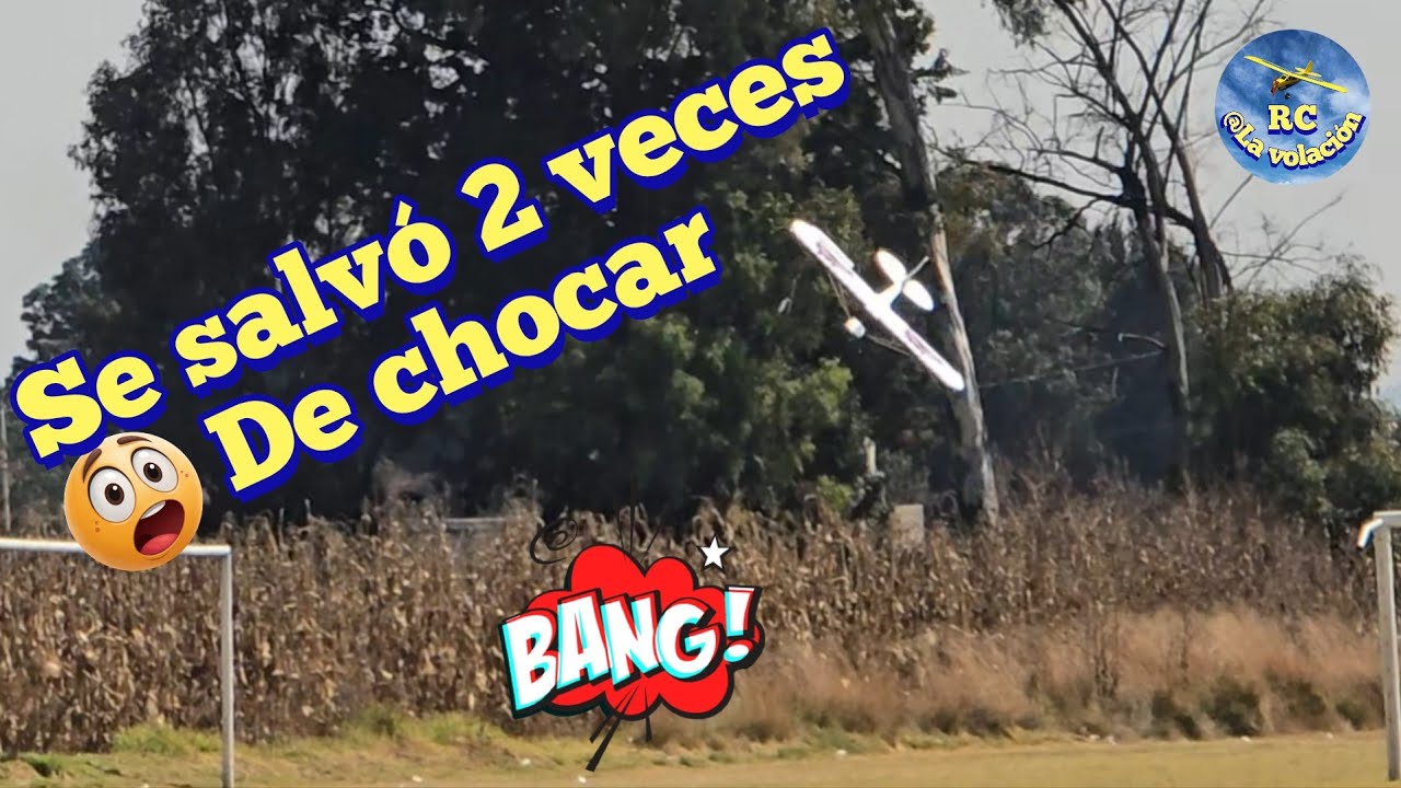 se salvó de chocar 2 veces ✈️😱