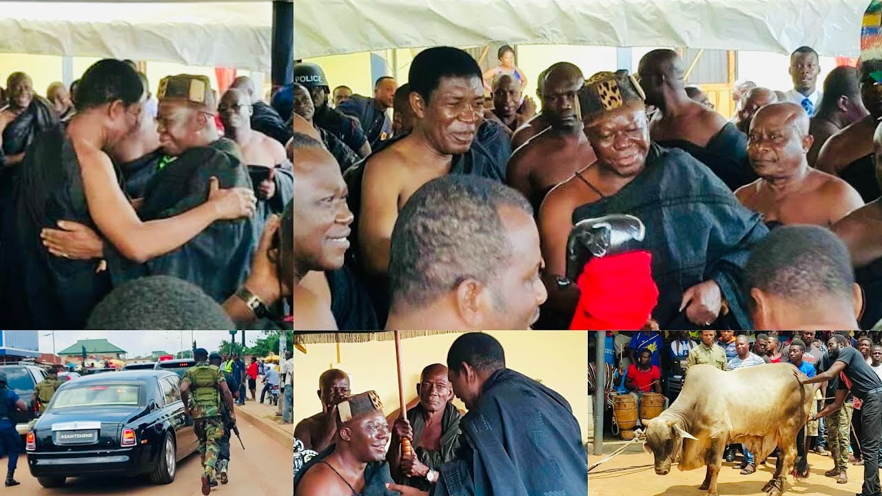 Beautiful!🤩When Otumfuo meets Techimanhene,Oseadeeyo Akumfi Ameyaw IV in this iconic 2017 video