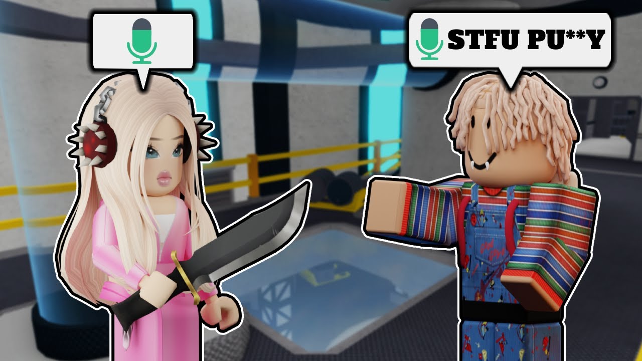 I Met TOXIC KIDS in MM2 VOICE CHAT *IPAD* (Murder Mystery 2)