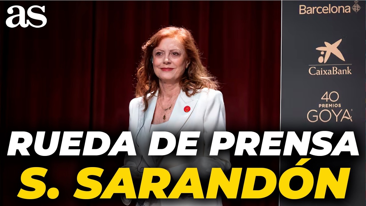 SUSAN SARANDÓN habla sobre GAZA Y PEDRO SÁNCHEZ | RUEDA DE PRENSA COMPLETA
