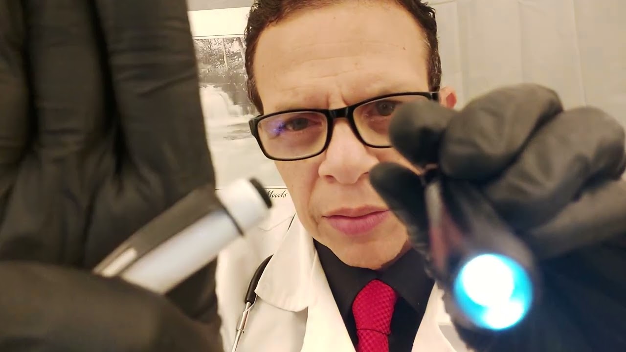 🥼🩺 ASMR Hospital ER Doctor Exam | Cranial Nerve Exam | Full Body Exam