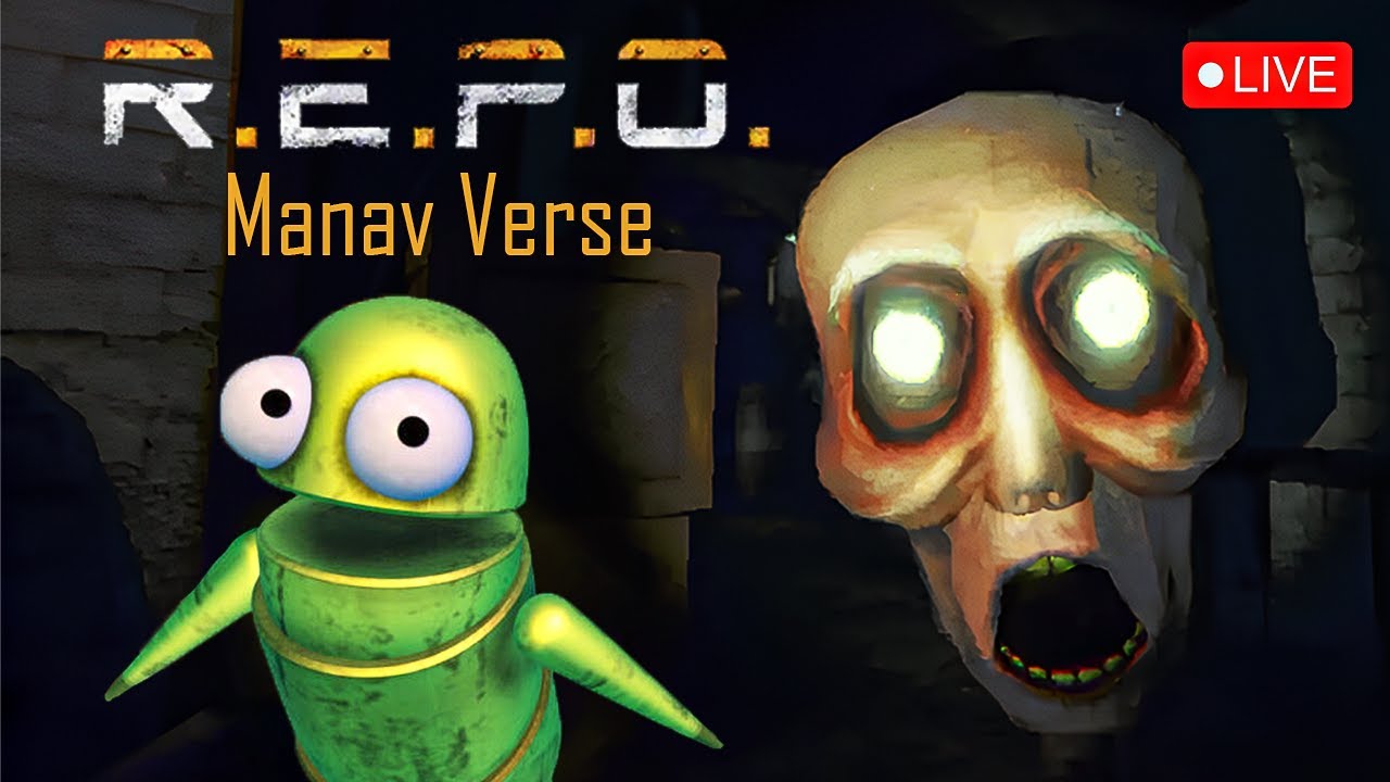 🔴 R.E.P.O. live | playing the best FUN HORROR game with @DeadShottYT  & @LivebyAyush  | Manav verse