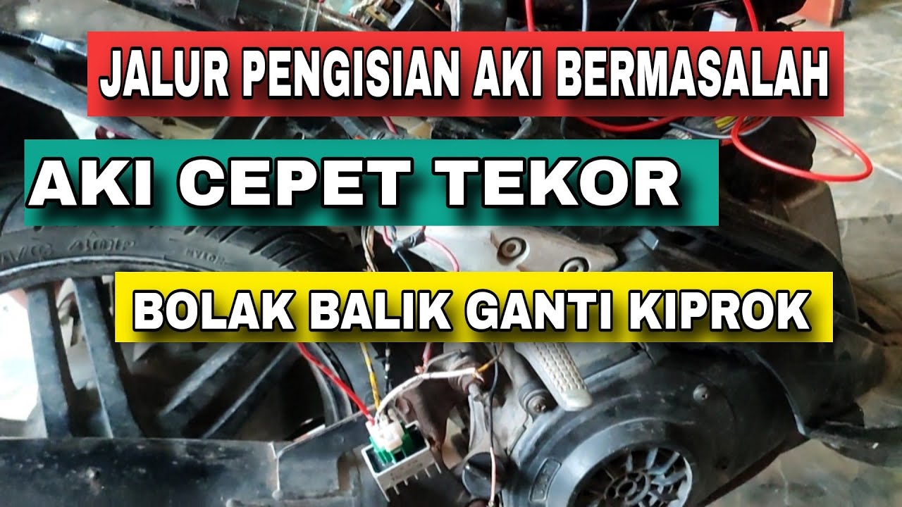 PENYEBAB JALUR PENGISIAN AKI BERMASALAH DI MOTOR SUZUKI SPIN