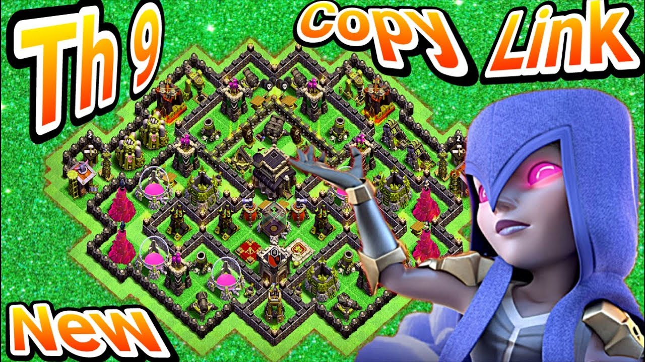 NEW BEST! Farming Base Town Hall 9 (TH9) 2019 - Hybrid Farming Base Clash Of Clans | link base th 9