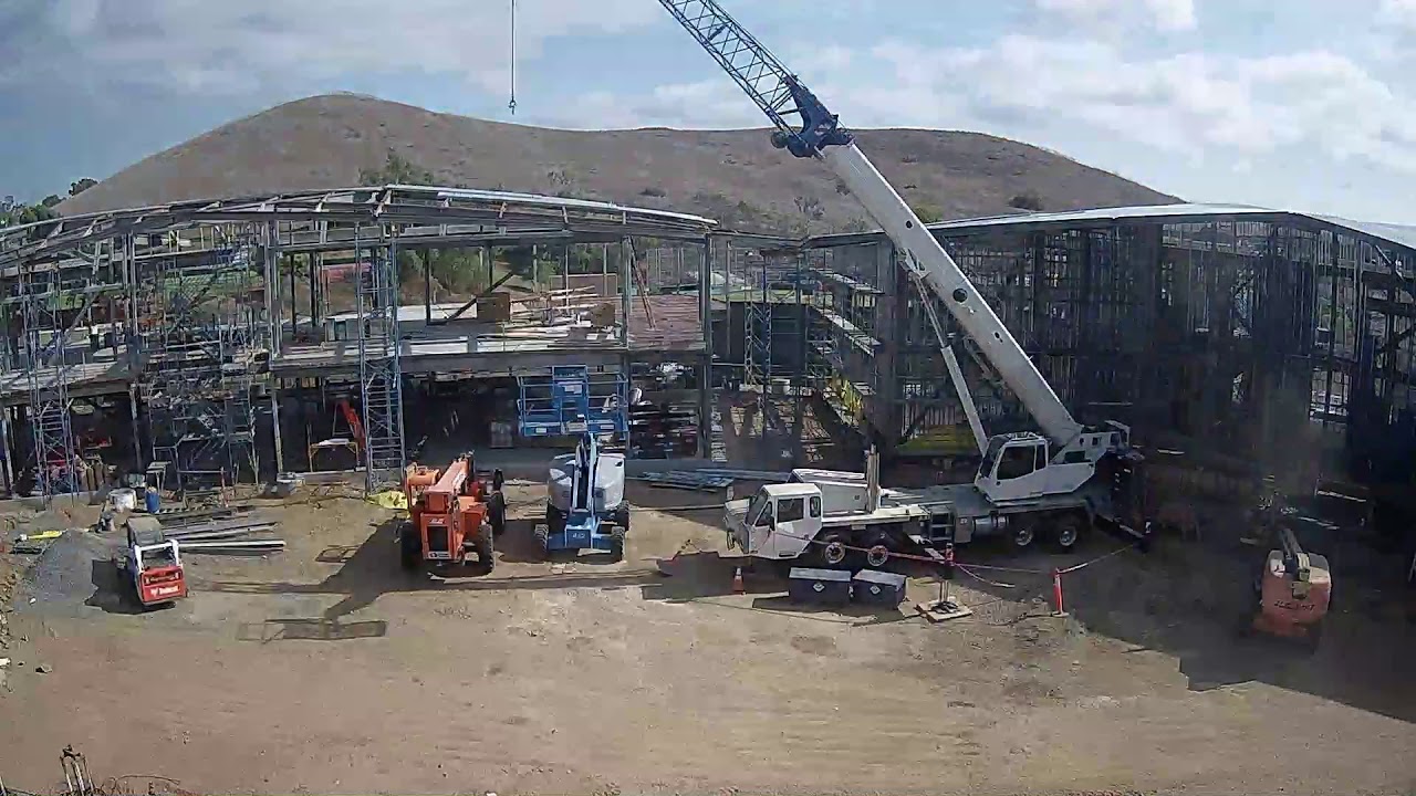 Borland-Manske Center Construction Timelapse (October 2017-March 2019)