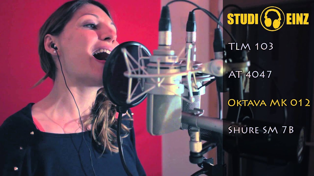 Vocal microphone shootout with SM 7B, MK-012, TLM 103, AT4047