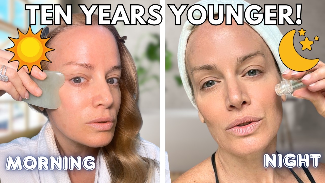 The Exact Products I Use to Look 10 Years YOUNGER (Morning to Night)