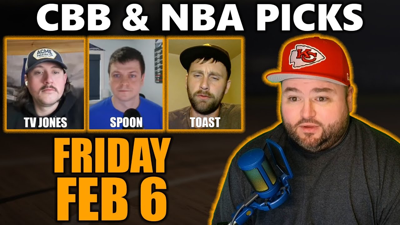 College Basketball & NBA Picks with Kyle Kirms | Friday February 6th