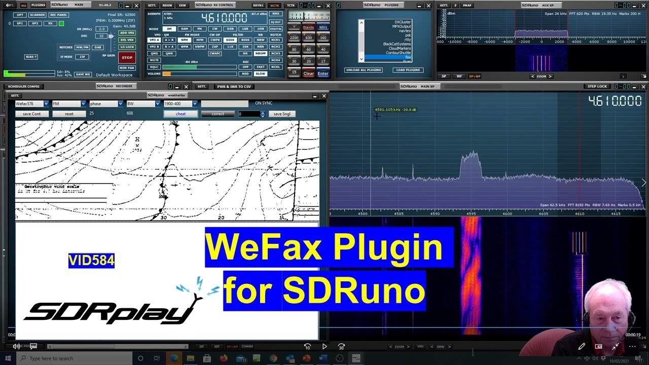 SDRuno Weather Fax Plugin Demo