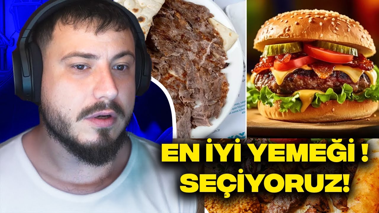 EN İYİ YEMEĞİ SEÇİYORUZ! (HAMBURGER VS DÖNER)