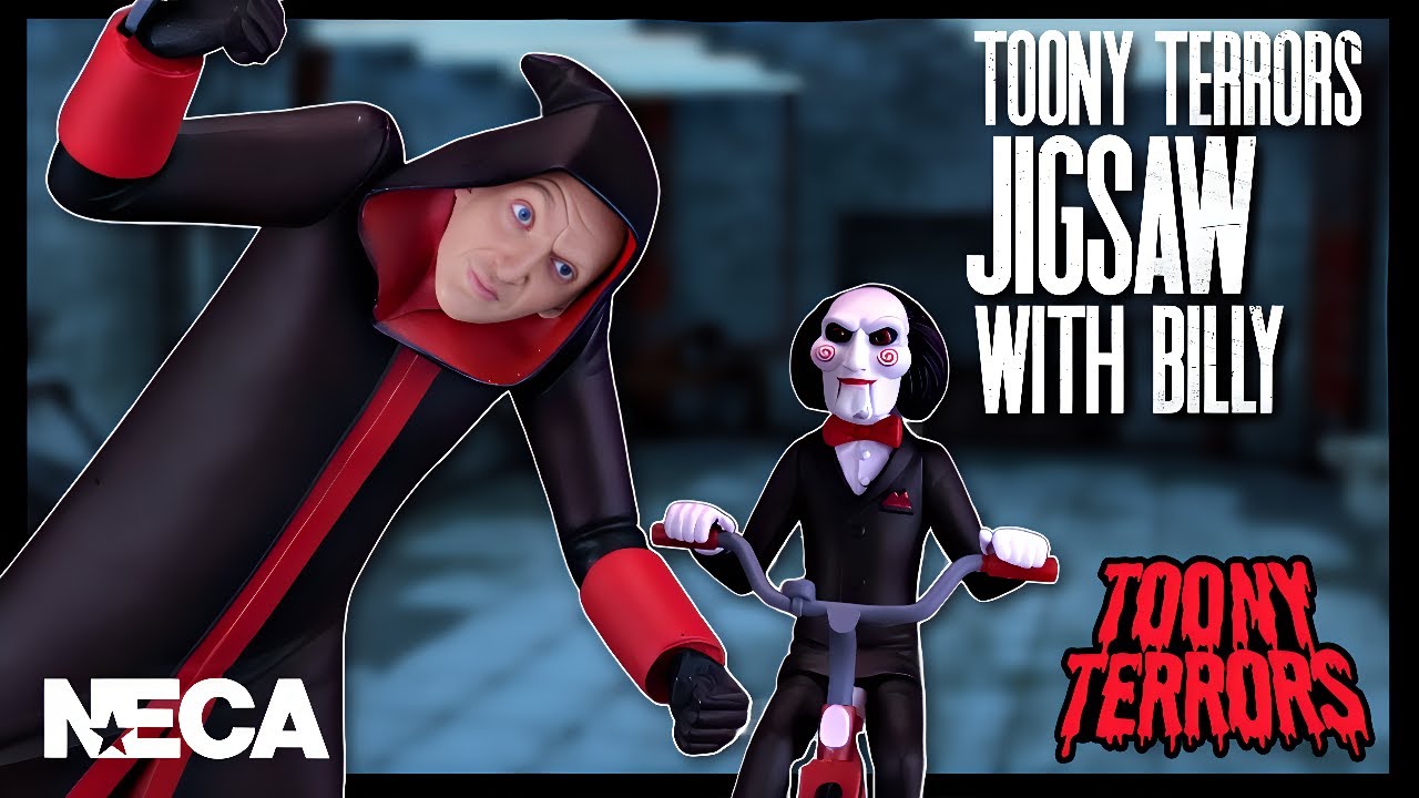 NECA Toony Terrors SAW Jigsaw and Billy the Puppet Set 