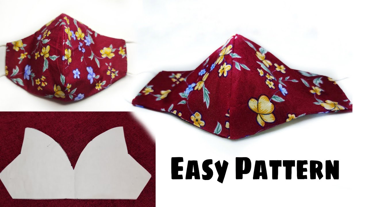 (New DIY) Face Mask Sewing Tutorial very Easy - Diy fabric face mask at Home #clothfacemask