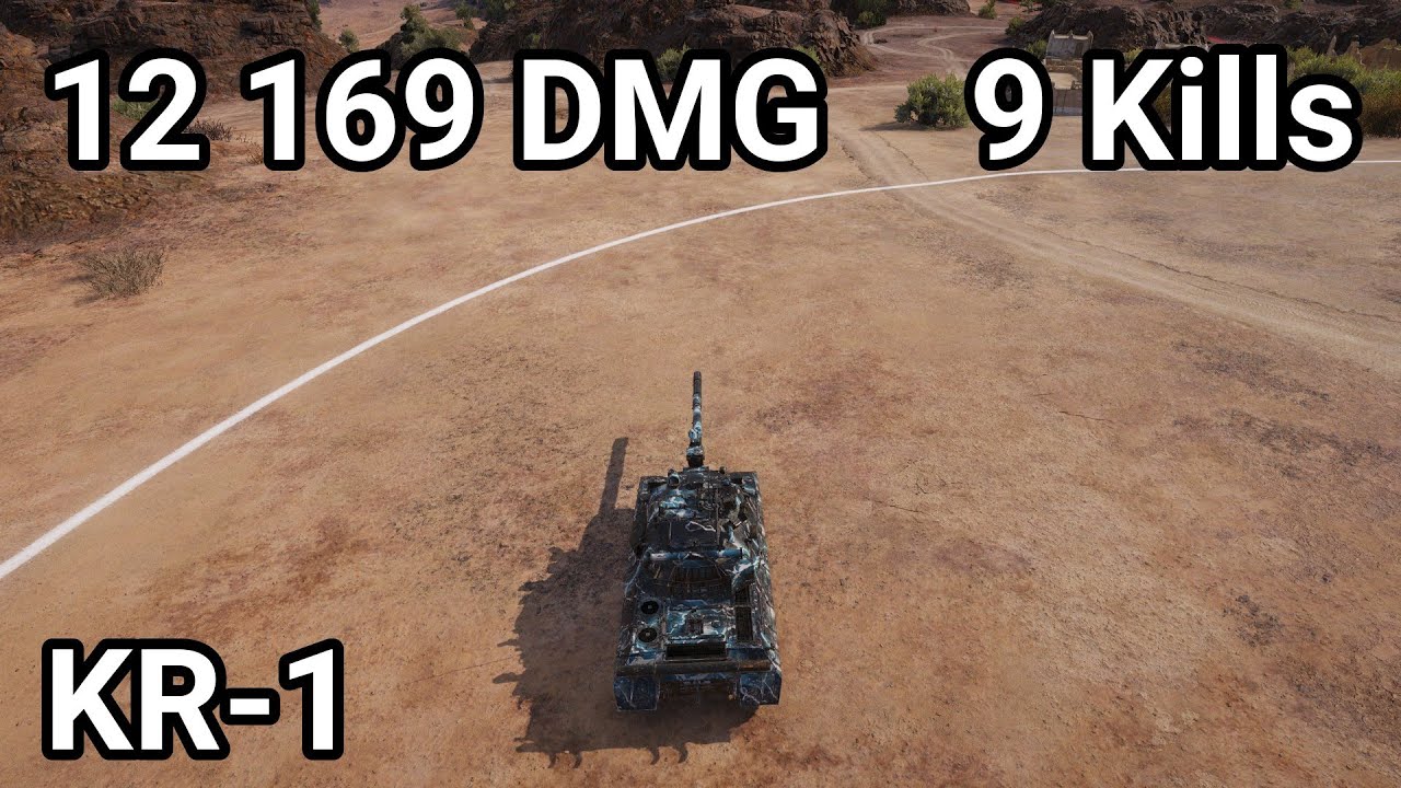 KR-1 - 12 169 damage / 9 kill / 5 600 blocked / 1 268 assist