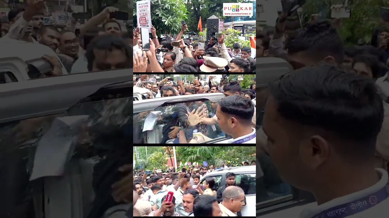 Pune Students Protest in Support of Sonam Wangchuk