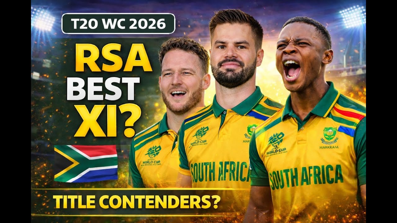 T20 WC 2026 – South Africa Squad Rating 🏏 | Best Playing XI (5 Views) | How Far Will RSA Go? 🔥