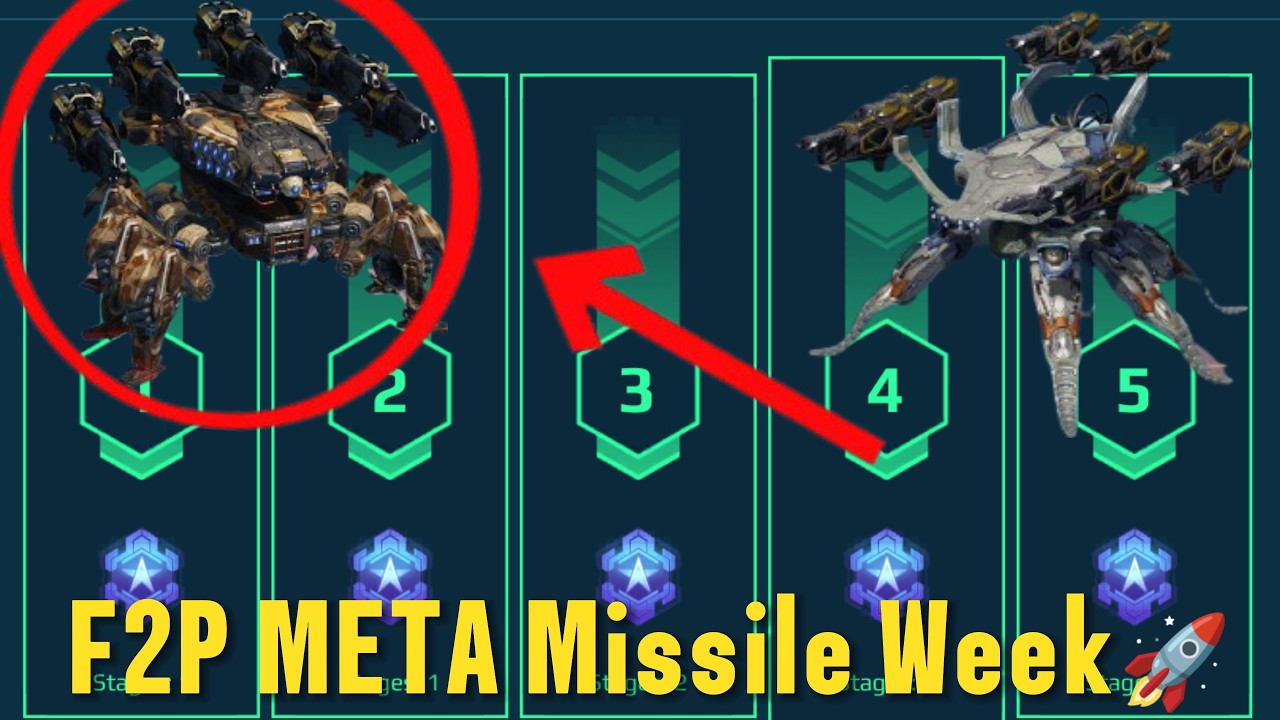 F2P Missile Week 🚀 Ravager 6x Labrys & Dagon 6x Ksiphos 🎯 BEST BUILD Mk2 | war robots