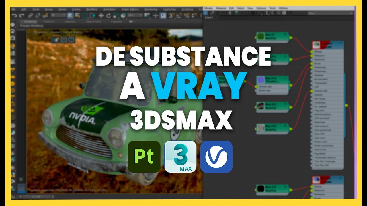 De Substance Painter a Vray en 3DsMax ::: UDIMS
