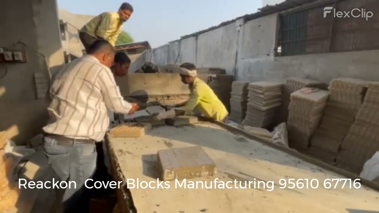 Cover Block Manufacturing Process & Rubber Pvc Cover Block Mould - 95610 67700/06/50