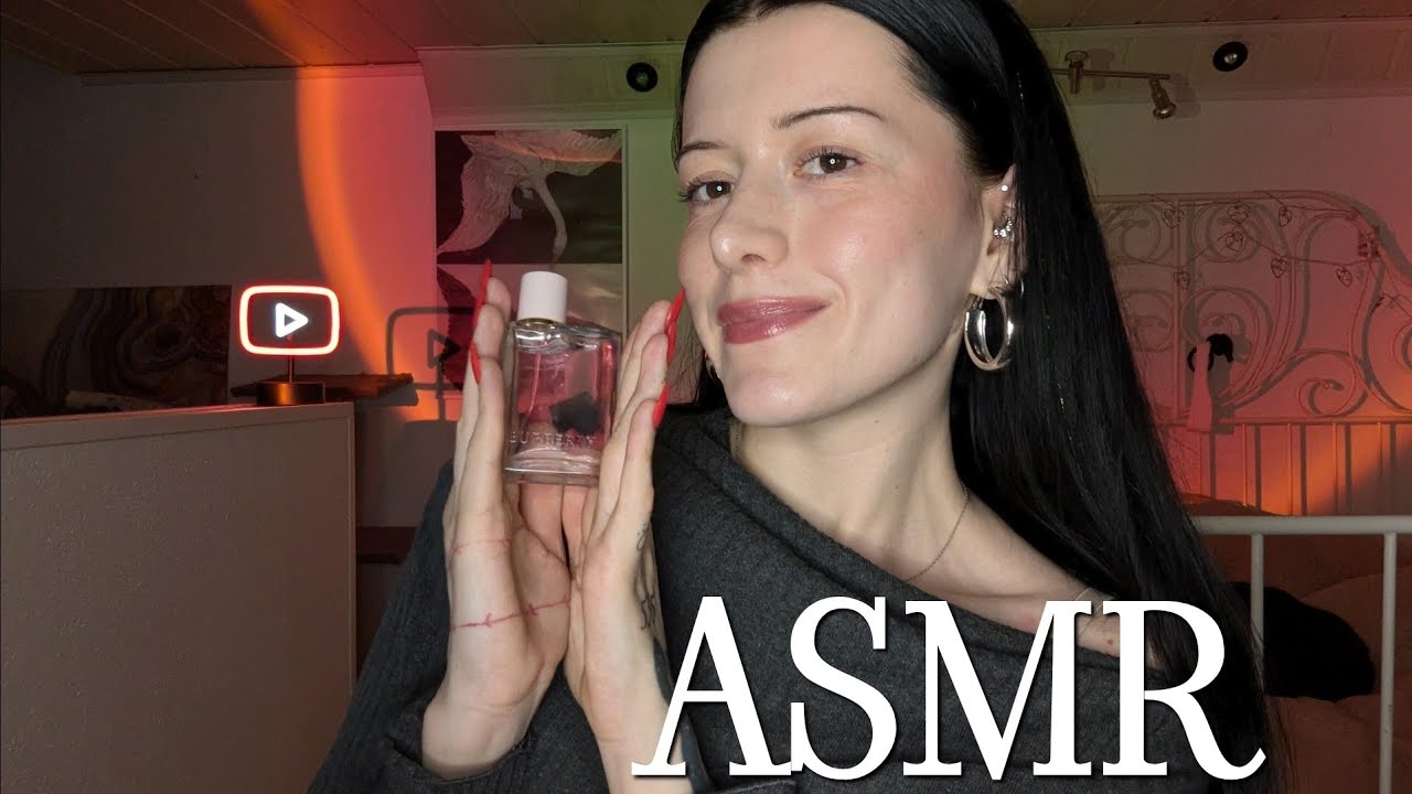 ASMR ✨ my perfume collection - glass and spraying sounds