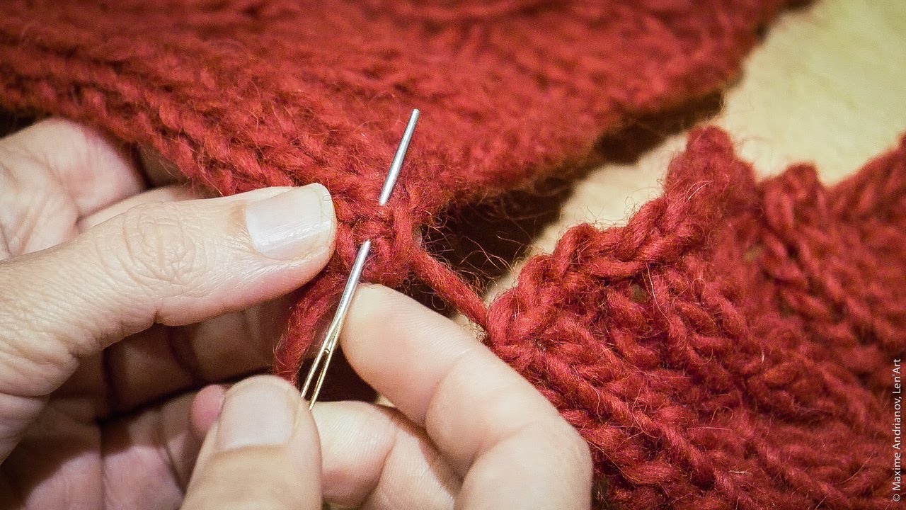 Veste avec torsades 4/5 — Coutures